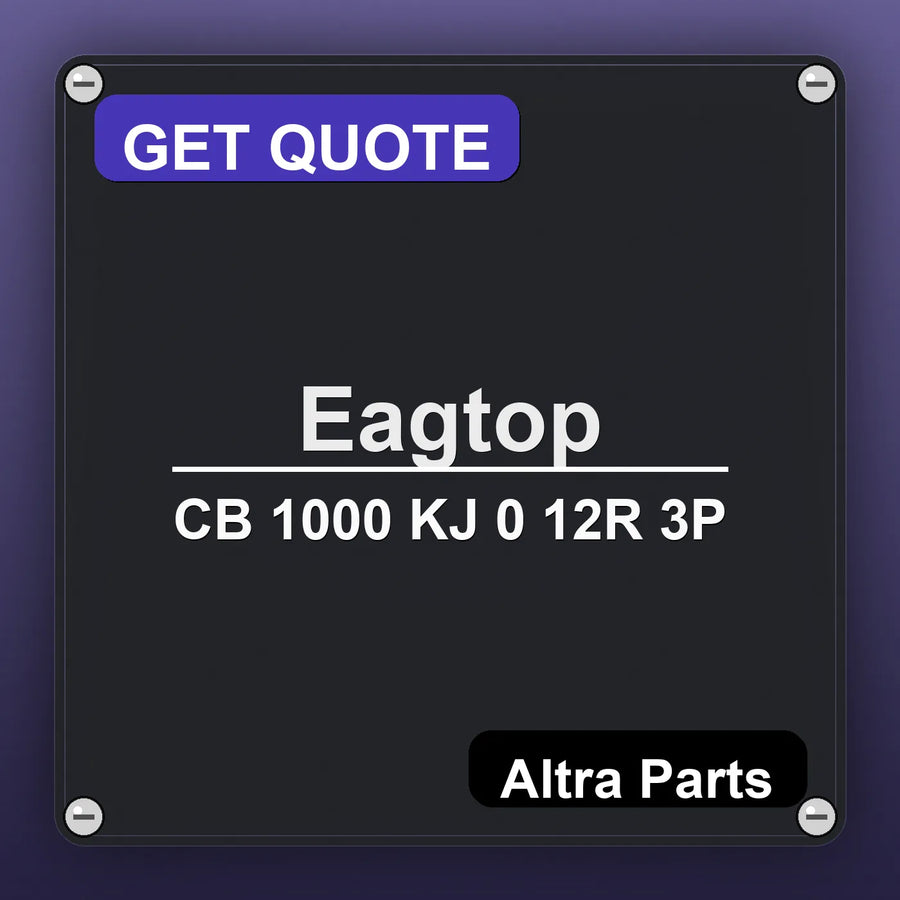 Eagtop CB 1000 KJ 0 12R 3P industrial nameplate style image – Altra Parts. GET QUOTE.