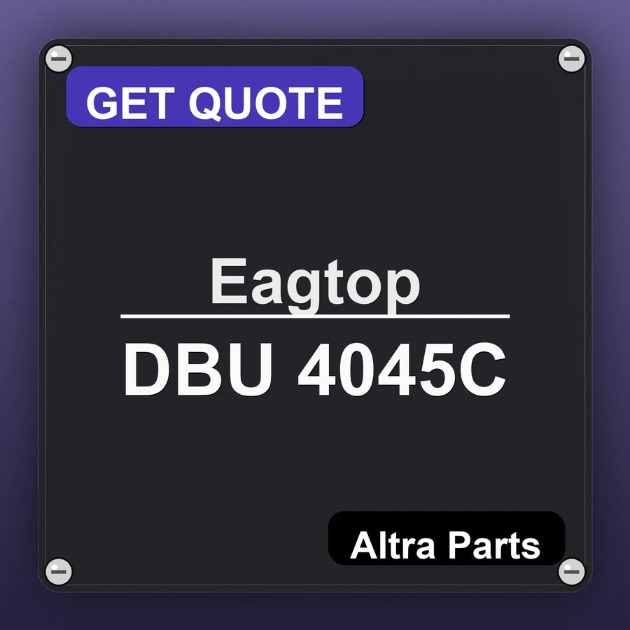 Eagtop DBU 4045C industrial nameplate style image – Altra Parts. GET QUOTE.