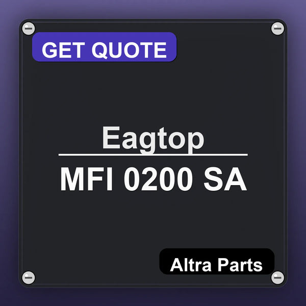 Eagtop MFI 0200 SA industrial nameplate style image – Altra Parts. GET QUOTE.