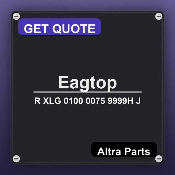 Eagtop R XLG 0100 0075 9999H J industrial nameplate style image – Altra Parts. GET QUOTE.