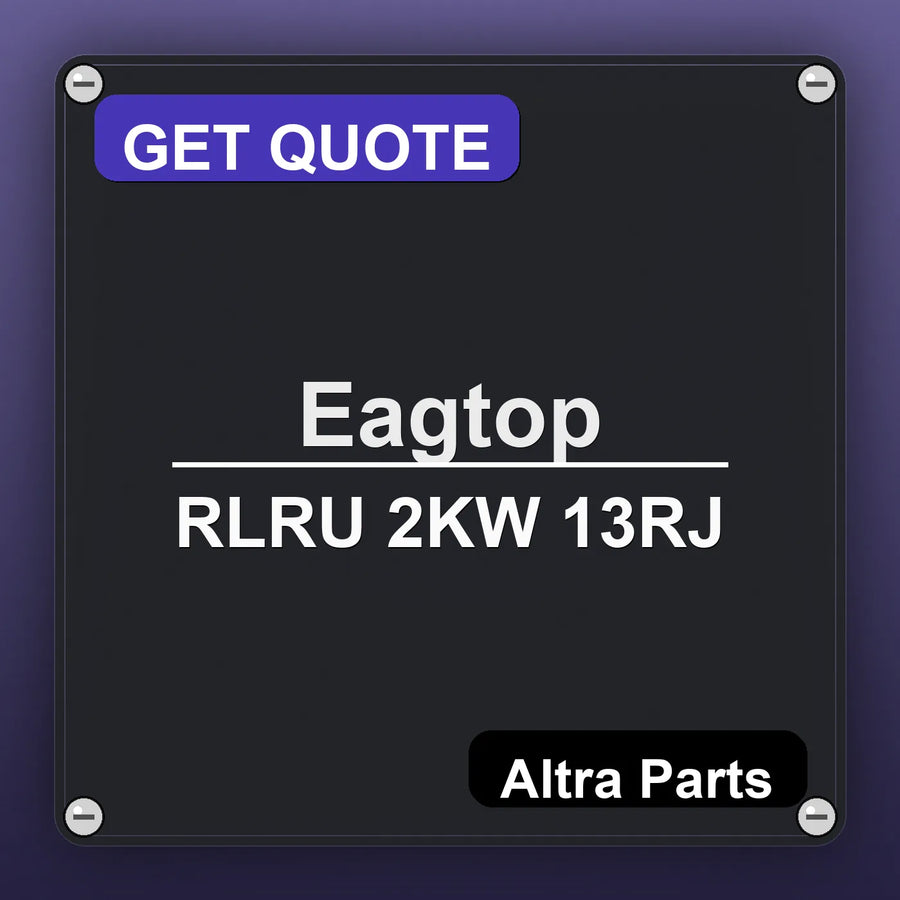 Eagtop RLRU 2KW 13RJ industrial nameplate style image – Altra Parts. GET QUOTE.
