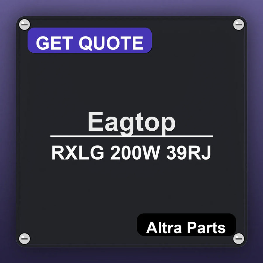 Eagtop RXLG 200W 39RJ industrial nameplate style image – Altra Parts. GET QUOTE.