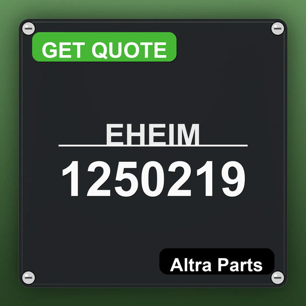EHEIM 1250219 industrial nameplate style image – Altra Parts. GET QUOTE.