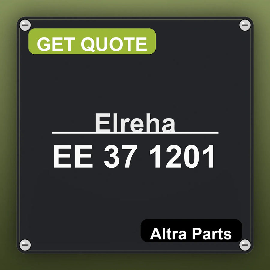 Elreha EE 37 1201 industrial nameplate style image – Altra Parts. GET QUOTE.