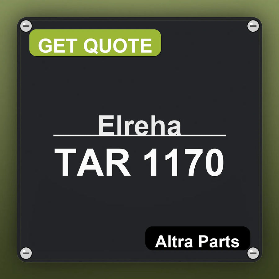 Elreha TAR 1170 industrial nameplate style image – Altra Parts. GET QUOTE.