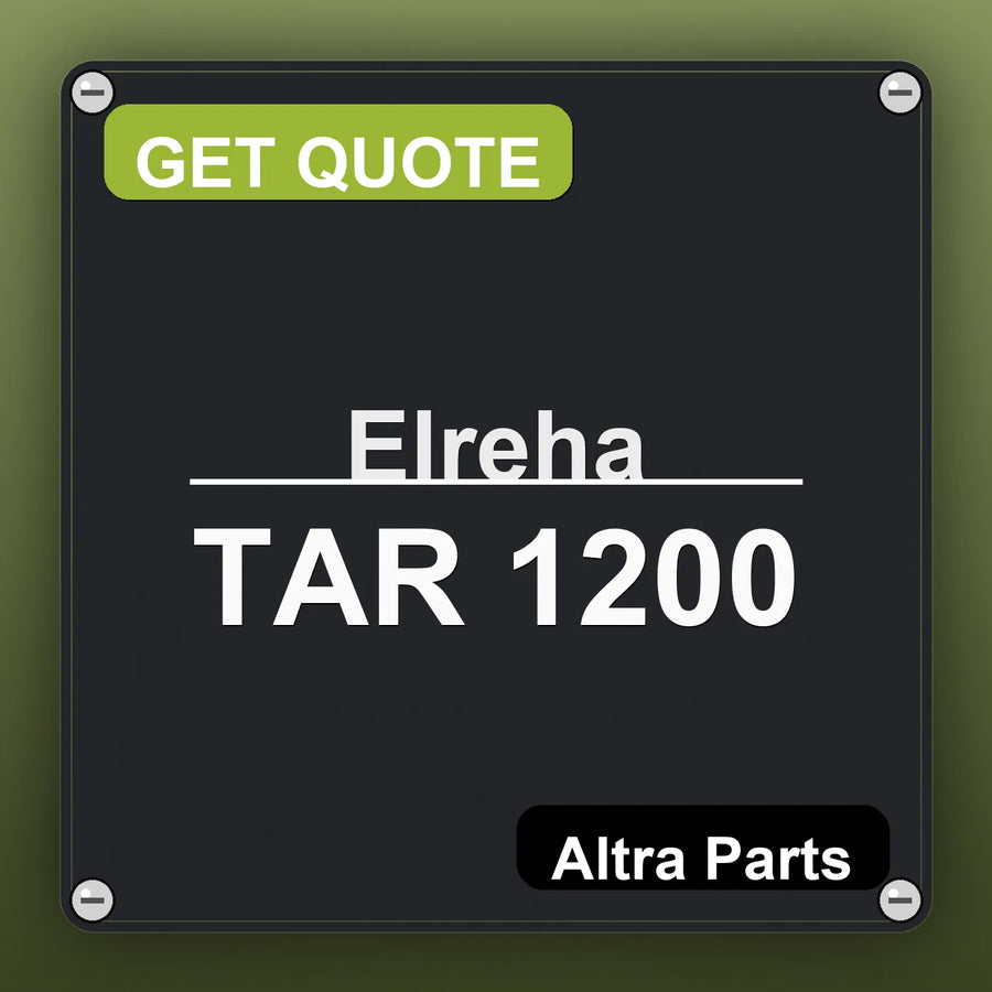Elreha TAR 1200 industrial nameplate style image – Altra Parts. GET QUOTE.