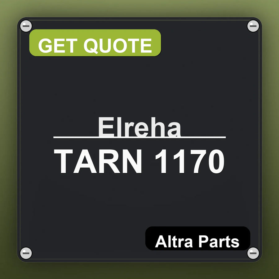 Elreha TARN 1170 industrial nameplate style image – Altra Parts. GET QUOTE.