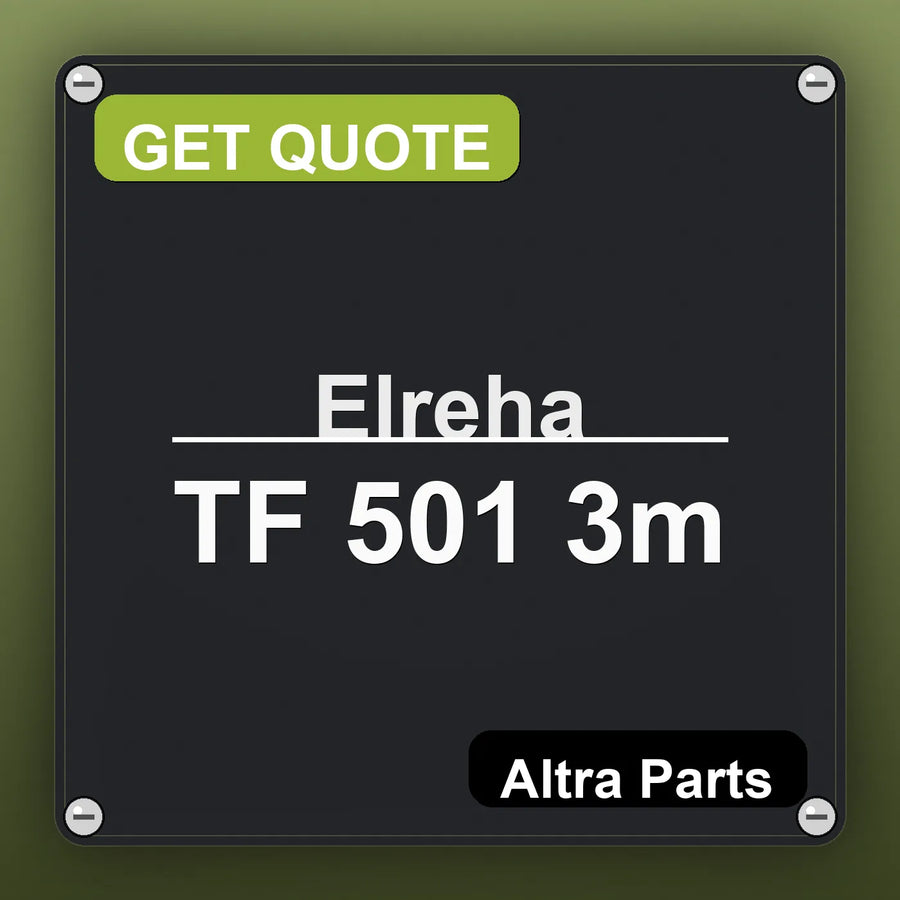 Elreha TF 501 3m industrial nameplate style image – Altra Parts. GET QUOTE.