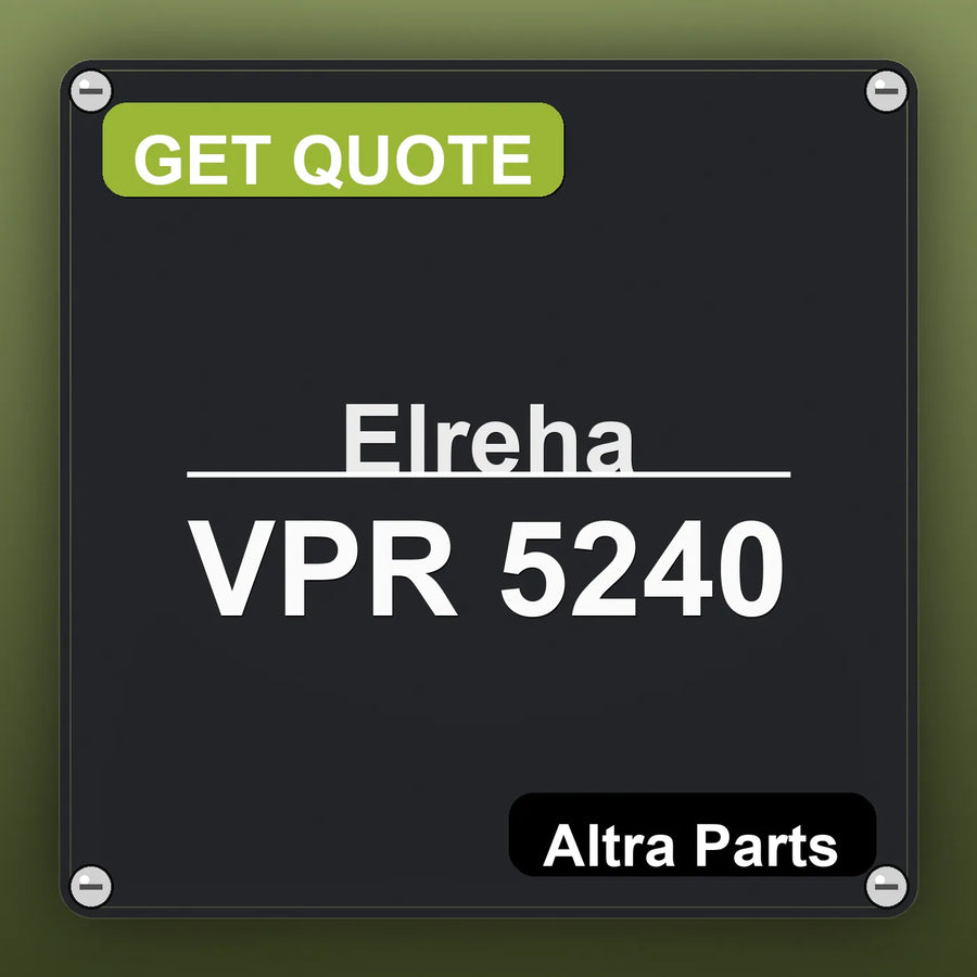 Elreha VPR 5240 industrial nameplate style image – Altra Parts. GET QUOTE.