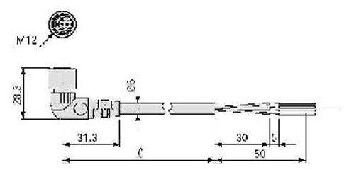 SMC EX500-AP050-A Stecker with KabelEX500-AP0