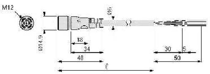 SMC EX500-AP050-S Stecker with KabelEX500-AP0