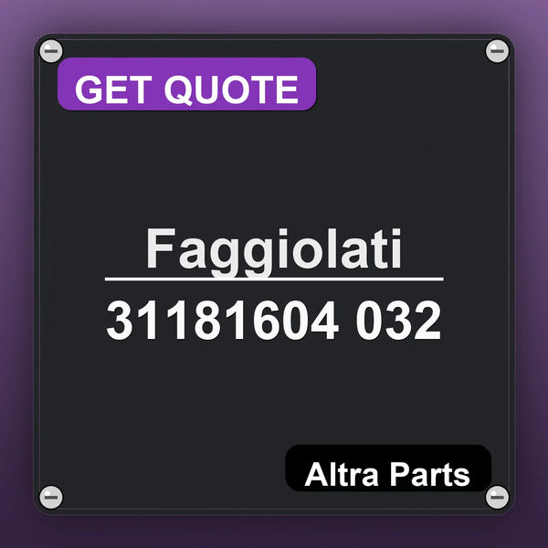 Faggiolati 31181604 032 industrial nameplate style image – Altra Parts. GET QUOTE.