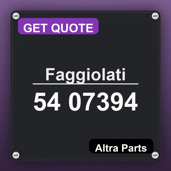 Faggiolati 54 07394 industrial nameplate style image – Altra Parts. GET QUOTE.