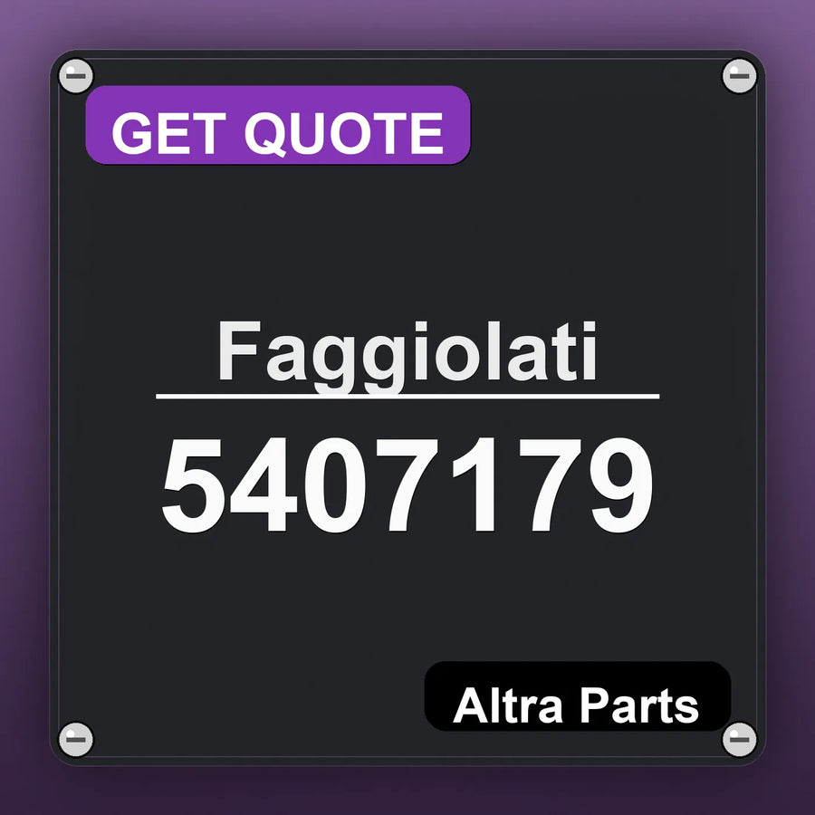 Faggiolati 5407179 industrial nameplate style image – Altra Parts. GET QUOTE.