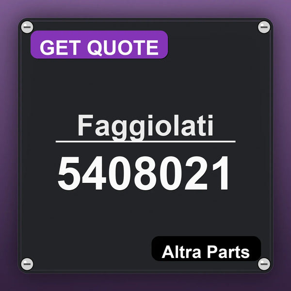 Faggiolati 5408021 industrial nameplate style image – Altra Parts. GET QUOTE.
