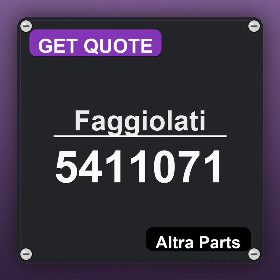 Faggiolati 5411071 industrial nameplate style image – Altra Parts. GET QUOTE.