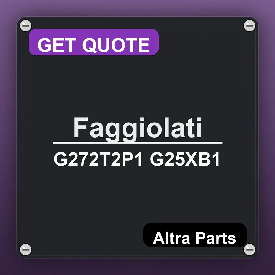 Faggiolati G272T2P1 G25XB1 industrial nameplate style image – Altra Parts. GET QUOTE.
