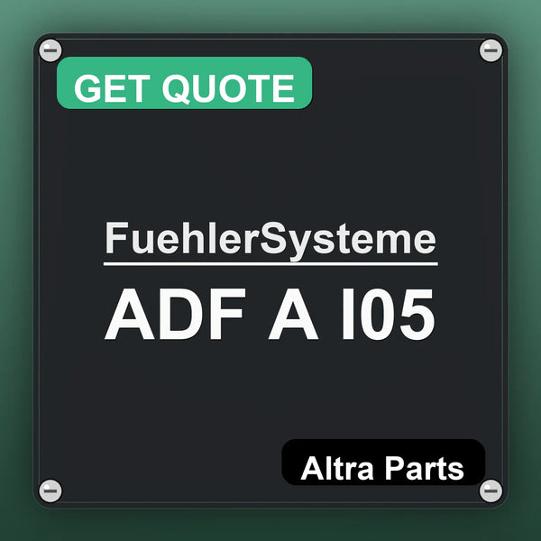 FuehlerSysteme ADF A I05 industrial nameplate style image – Altra Parts. GET QUOTE.