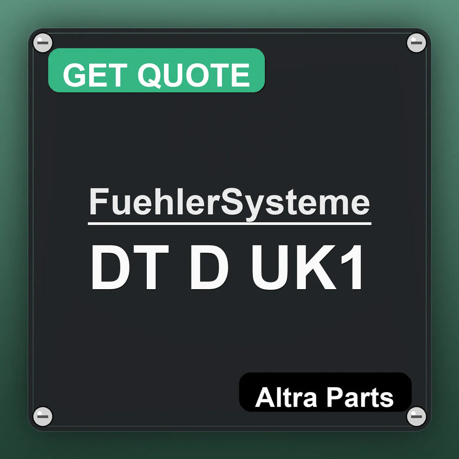 FuehlerSysteme DT D UK1 industrial nameplate style image – Altra Parts. GET QUOTE.