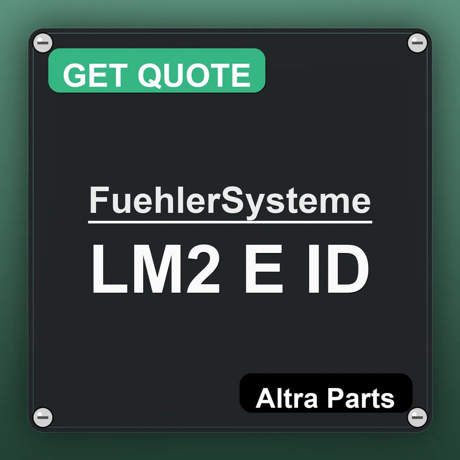 FuehlerSysteme LM2 E ID industrial nameplate style image – Altra Parts. GET QUOTE.