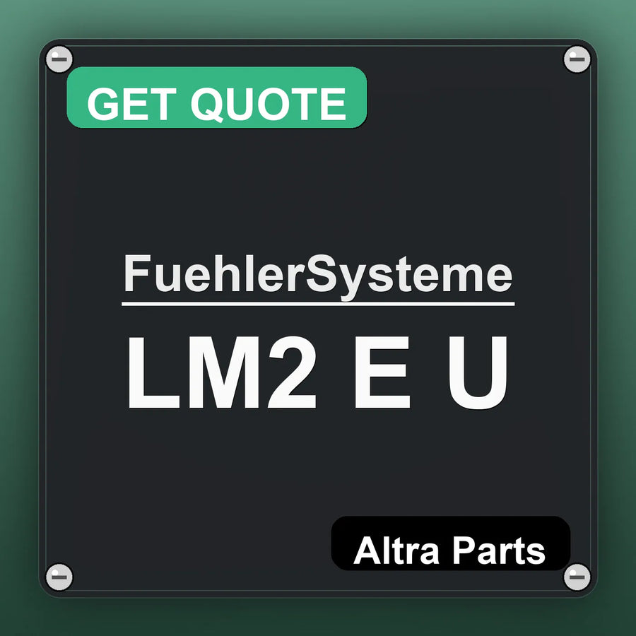 FuehlerSysteme LM2 E U industrial nameplate style image – Altra Parts. GET QUOTE.