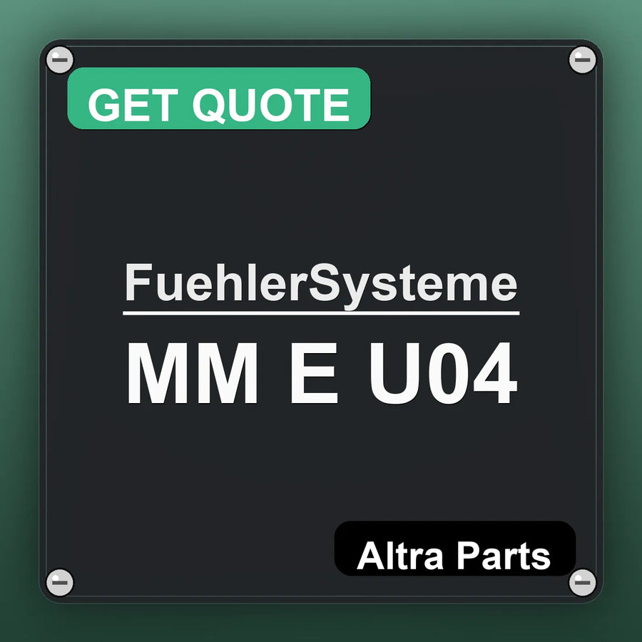 FuehlerSysteme MM E U04 industrial nameplate style image – Altra Parts. GET QUOTE.