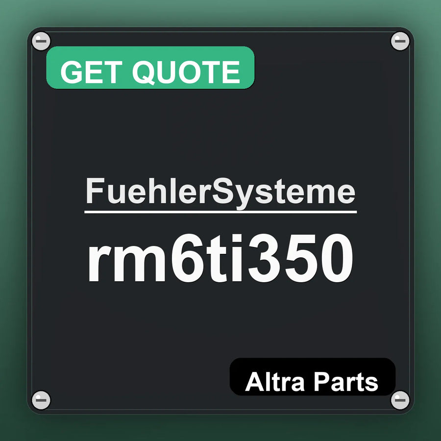 FuehlerSysteme rm6ti350 industrial nameplate style image – Altra Parts. GET QUOTE.