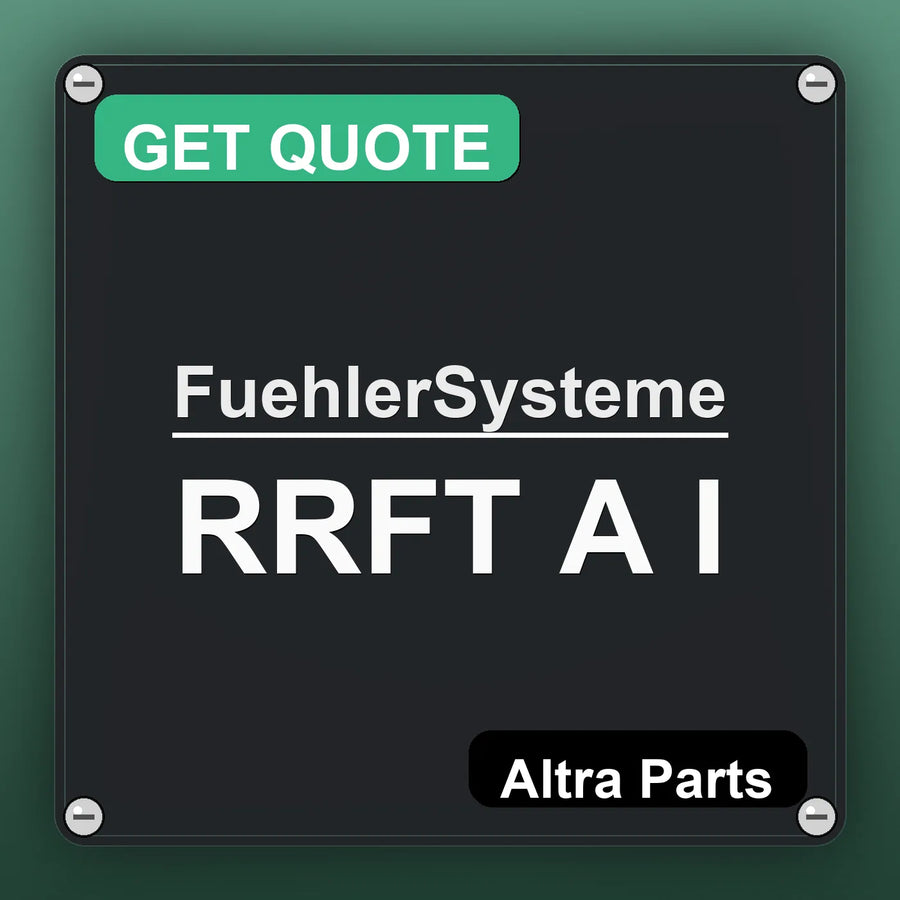 FuehlerSysteme RRFT A I industrial nameplate style image – Altra Parts. GET QUOTE.
