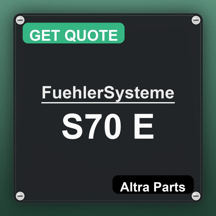 FuehlerSysteme S70 E industrial nameplate style image – Altra Parts. GET QUOTE.