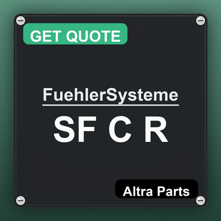 FuehlerSysteme SF C R industrial nameplate style image – Altra Parts. GET QUOTE.