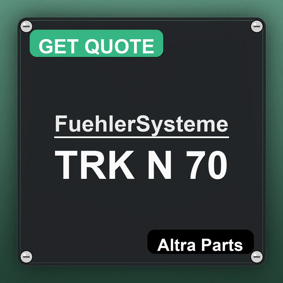 FuehlerSysteme TRK N 70 industrial nameplate style image – Altra Parts. GET QUOTE.
