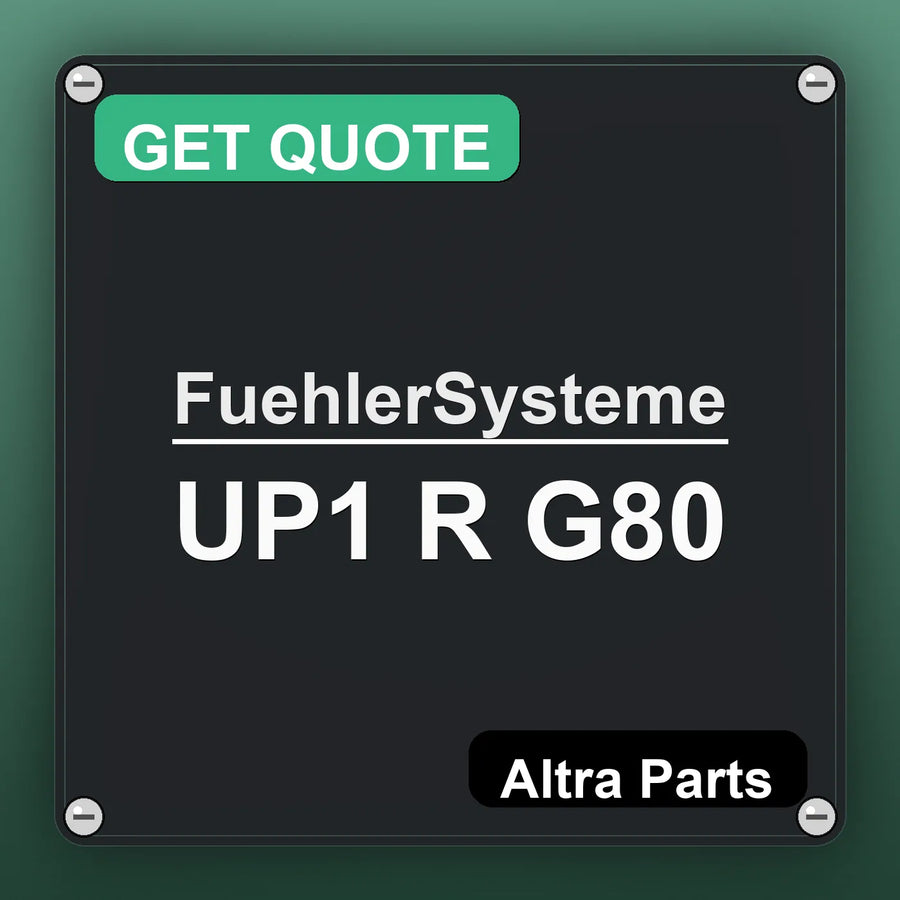 FuehlerSysteme UP1 R G80 industrial nameplate style image – Altra Parts. GET QUOTE.