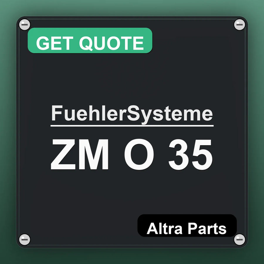 FuehlerSysteme ZM O 35 industrial nameplate style image – Altra Parts. GET QUOTE.