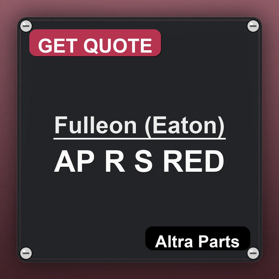 Fulleon (Eaton) AP R S RED industrial nameplate style image – Altra Parts. GET QUOTE.