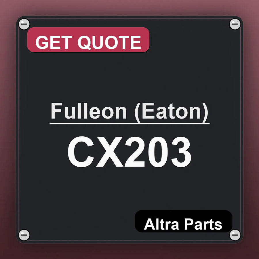 Fulleon (Eaton) CX203 industrial nameplate style image – Altra Parts. GET QUOTE.