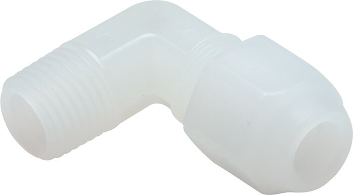 SANG-A Elbow screw connection R 3/8"-10x8mm, PVDF Hose
