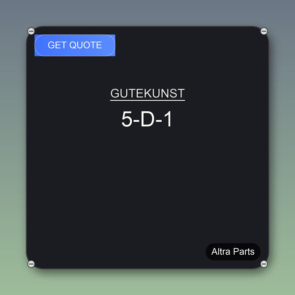 GUTEKUNST 5-D-1 industrial spare part – fast international delivery & worldwide shipping