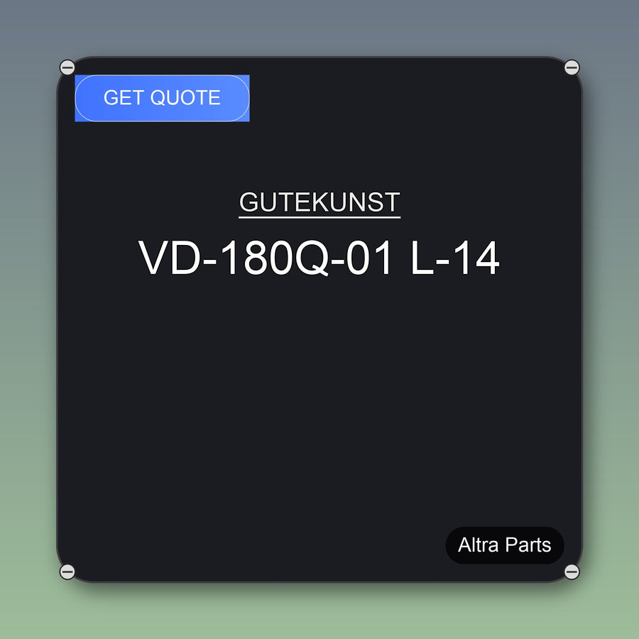 GUTEKUNST VD-180Q-01 L-14 industrial spare part – fast international delivery & worldwide shipping