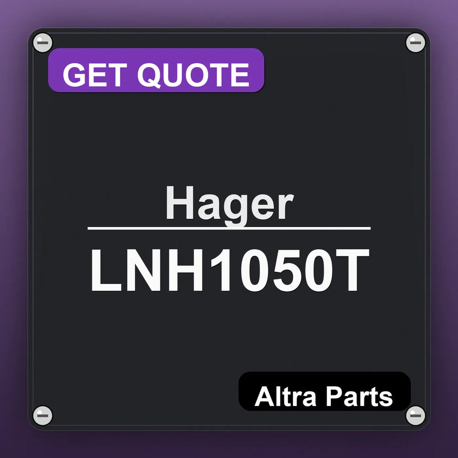Hager LNH1050T industrial nameplate style image – Altra Parts. GET QUOTE.
