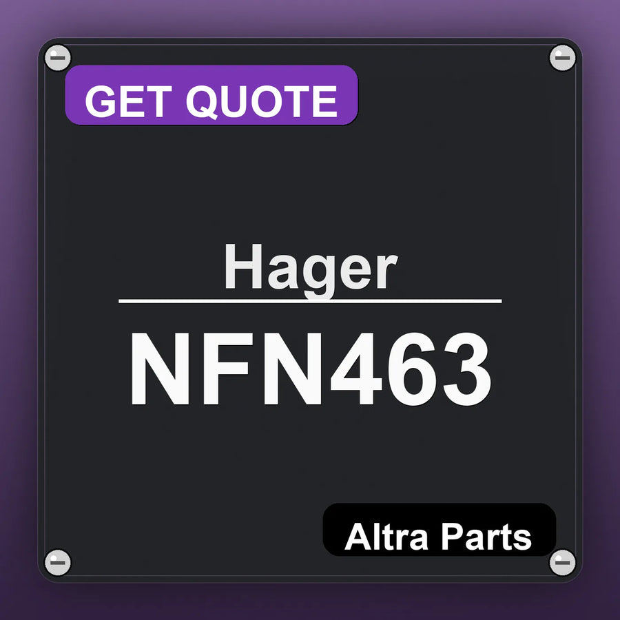 Hager NFN463 industrial nameplate style image – Altra Parts. GET QUOTE.