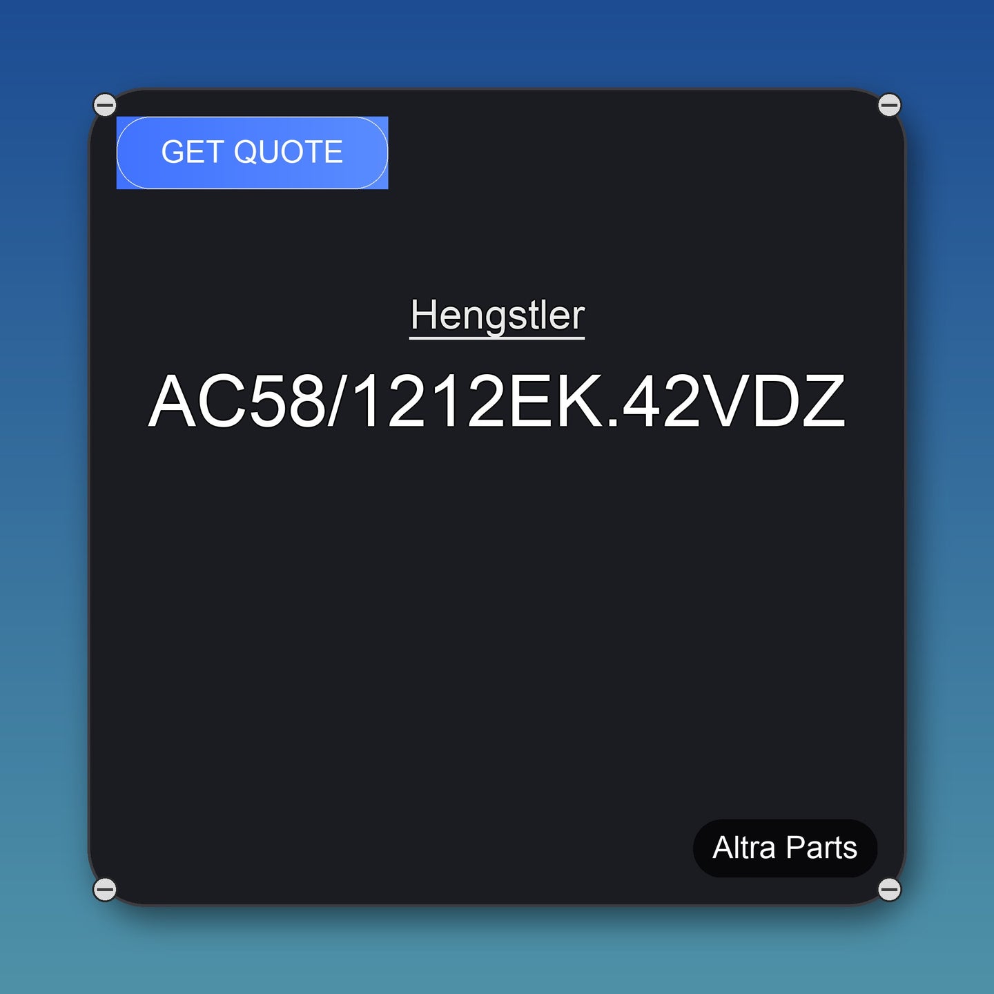 Hengstler AC58/1212EK.42VDZ industrial spare part – fast international delivery & worldwide shipping