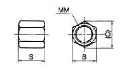 SMC RBQ25S Hubbegrenzungsmutter