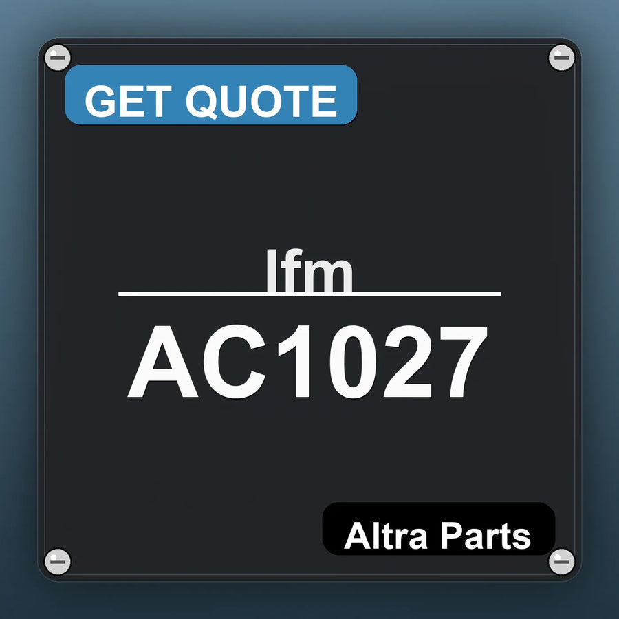 Ifm AC1027 industrial nameplate style image – Altra Parts. GET QUOTE.