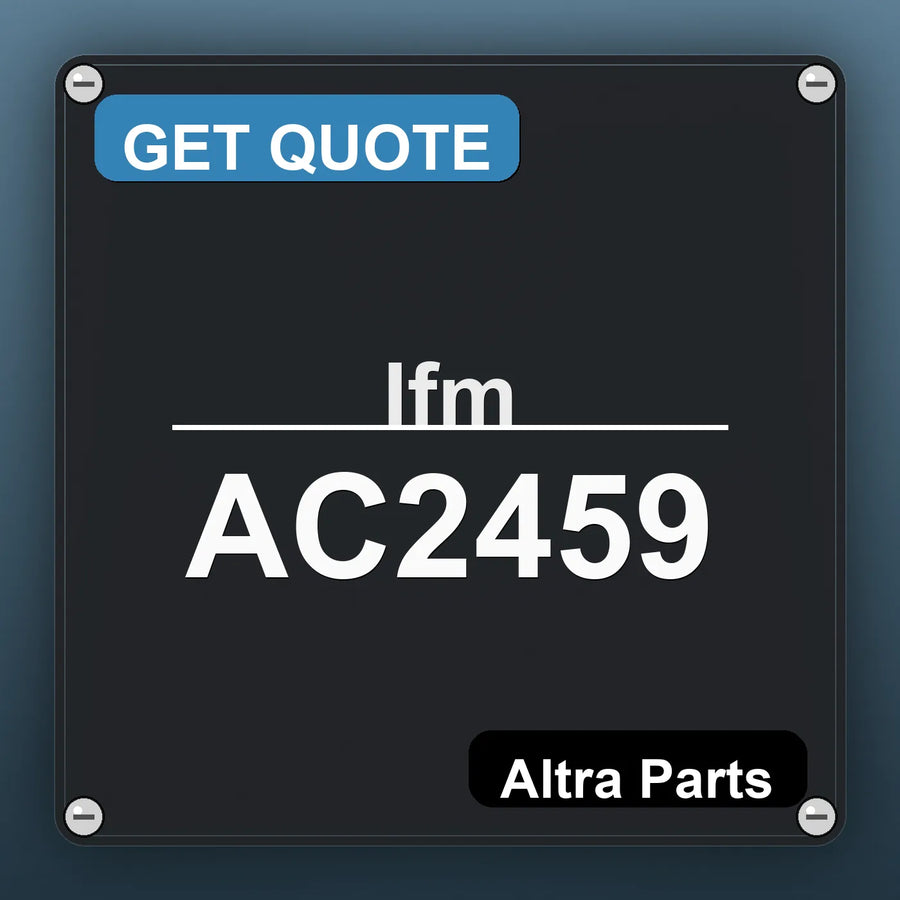 Ifm AC2459 industrial nameplate style image – Altra Parts. GET QUOTE.