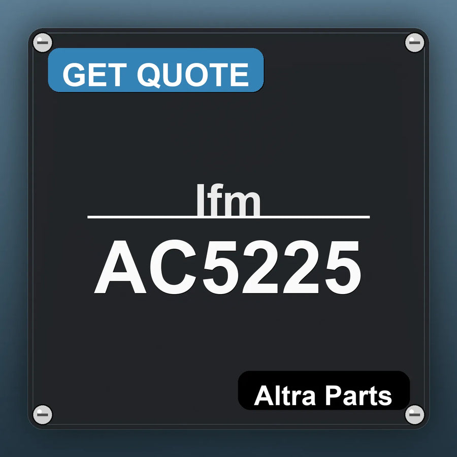 Ifm AC5225 industrial nameplate style image – Altra Parts. GET QUOTE.
