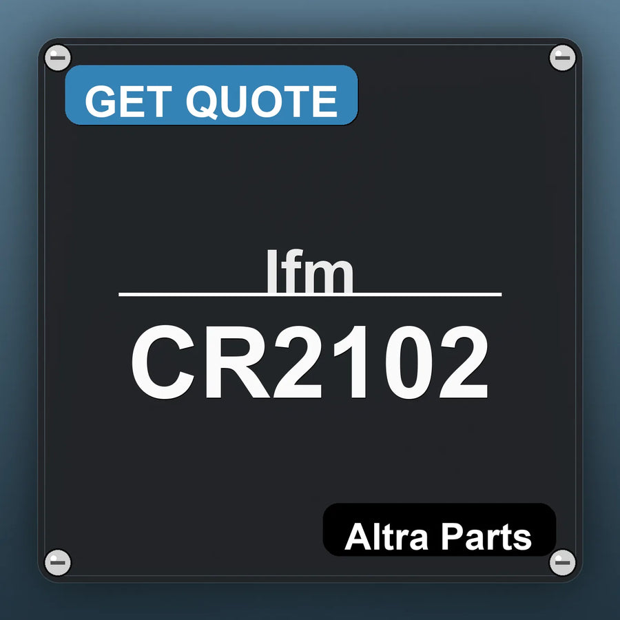 Ifm CR2102 industrial nameplate style image – Altra Parts. GET QUOTE.
