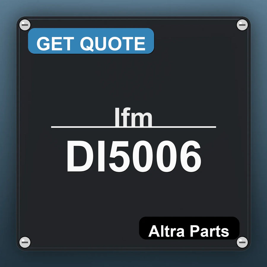 Ifm DI5006 industrial nameplate style image – Altra Parts. GET QUOTE.