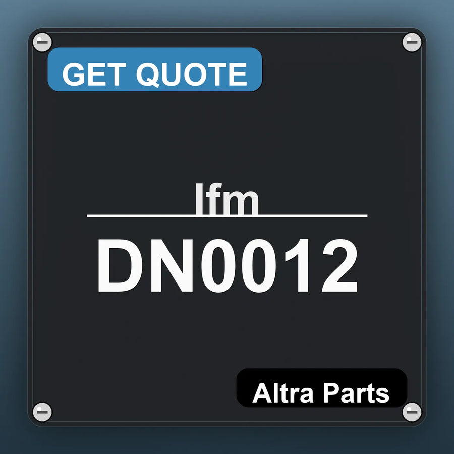 Ifm DN0012 industrial nameplate style image – Altra Parts. GET QUOTE.