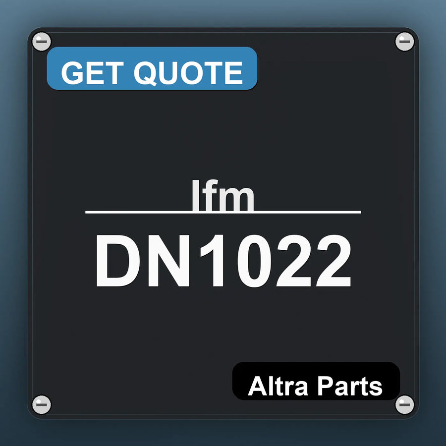 Ifm DN1022 industrial nameplate style image – Altra Parts. GET QUOTE.