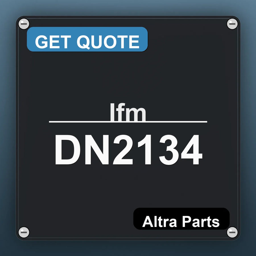 Ifm DN2134 industrial nameplate style image – Altra Parts. GET QUOTE.